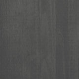 vidaXL Dessus de buffet HAMAR Gris foncé 90x30x100 cm Bois de pin