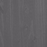 vidaXL Dessus de buffet HAMAR Gris foncé 90x30x100 cm Bois de pin