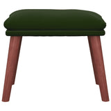 vidaXL Repose-pied Vert foncé 45x29,5x35 cm Velours