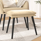 vidaXL Repose-pied Bleu 45x29,5x35 cm Velours
