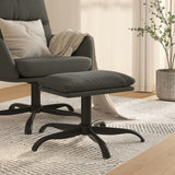 vidaXL Repose-pied Vert foncé 60x60x36 cm Velours