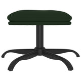 vidaXL Repose-pied Vert foncé 60x60x36 cm Velours