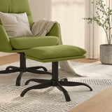 vidaXL Repose-pied Vert foncé 60x60x36 cm Velours