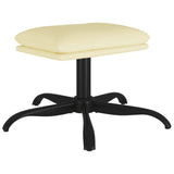vidaXL Repose-pied Rouge 60x60x36 cm Similicuir