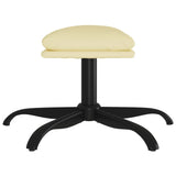 vidaXL Repose-pied Rouge 60x60x36 cm Similicuir