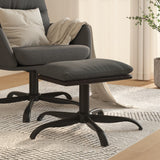 vidaXL Repose-pied Marron 60x60x36 cm Tissu et similicuir