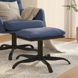 vidaXL Repose-pied Marron 60x60x36 cm Tissu et similicuir