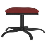 vidaXL Repose-pied Marron 60x60x36 cm Tissu et similicuir