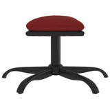 vidaXL Repose-pied Marron 60x60x36 cm Tissu et similicuir