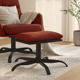 vidaXL Repose-pied Marron 60x60x36 cm Tissu et similicuir