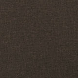 vidaXL Repose-pied Marron 60x60x36 cm Tissu et similicuir