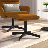 vidaXL Repose-pied Jaune moutarde 60x60x36 cm Velours