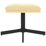 vidaXL Repose-pied Jaune moutarde 60x60x36 cm Velours