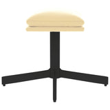 vidaXL Repose-pied Jaune moutarde 60x60x36 cm Velours