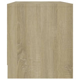 vidaXL Meuble TV Noir 90x35x40 cm Bois d'ingénierie