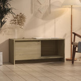 vidaXL Meuble TV Noir 90x35x40 cm Bois d'ingénierie