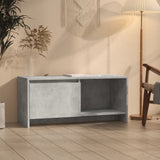vidaXL Meuble TV Noir 90x35x40 cm Bois d'ingénierie