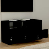 vidaXL Meuble TV Sonoma gris 102x37,5x52,5 cm Bois d'ingénierie