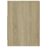vidaXL Meuble TV Sonoma gris 102x37,5x52,5 cm Bois d'ingénierie