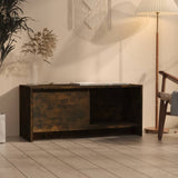 vidaXL Meuble TV Noir 90x35x40 cm Bois d'ingénierie