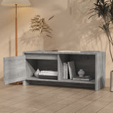 vidaXL Meuble TV Noir 90x35x40 cm Bois d'ingénierie