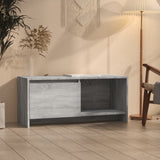vidaXL Meuble TV Noir 90x35x40 cm Bois d'ingénierie