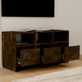 vidaXL Meuble TV Sonoma gris 102x37,5x52,5 cm Bois d'ingénierie