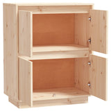vidaXL Buffet Blanc 60x34x75 cm Bois massif de pin