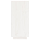 vidaXL Buffet Blanc 60x34x75 cm Bois massif de pin