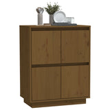 vidaXL Buffet Blanc 60x34x75 cm Bois massif de pin
