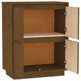 vidaXL Buffet Blanc 60x34x75 cm Bois massif de pin
