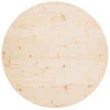 vidaXL Dessus de table Ø90x2,5 cm Bois de pin massif