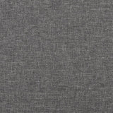 vidaXL Chaise de relaxation avec tabouret Gris clair Tissu similicuir
