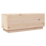 vidaXL Meuble TV Marron miel 90x35x35 cm Bois de pin massif