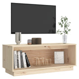 vidaXL Meuble TV Marron miel 90x35x35 cm Bois de pin massif