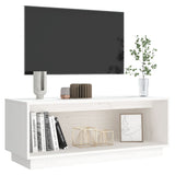 vidaXL Meuble TV Marron miel 90x35x35 cm Bois de pin massif