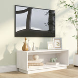 vidaXL Meuble TV Marron miel 90x35x35 cm Bois de pin massif