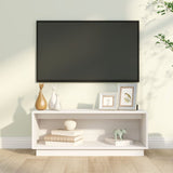 vidaXL Meuble TV Marron miel 90x35x35 cm Bois de pin massif