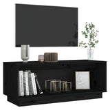 vidaXL Meuble TV Marron miel 90x35x35 cm Bois de pin massif
