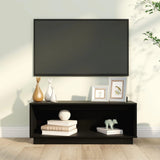 vidaXL Meuble TV Marron miel 90x35x35 cm Bois de pin massif