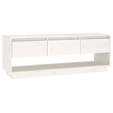 vidaXL Meuble TV Marron miel 110,5x34x40 cm Bois de pin massif