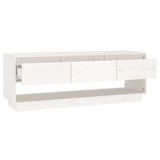 vidaXL Meuble TV Marron miel 110,5x34x40 cm Bois de pin massif