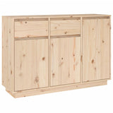 vidaXL Buffet blanc 110x34x75 cm bois massif de pin