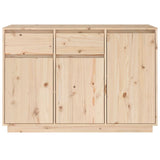 vidaXL Buffet blanc 110x34x75 cm bois massif de pin