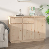 vidaXL Buffet blanc 110x34x75 cm bois massif de pin