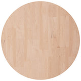 vidaXL Dessus de table rond Ø40x2,5 cm Bois de chêne massif non traité