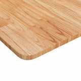 vidaXL Dessus de table carré Marron clair40x40x1,5cm Bois chêne traité