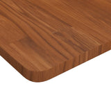 vidaXL Comptoir de salle de bain Marron foncé 60x40x2,5 cm Bois traité