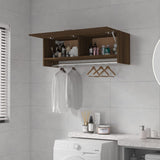 vidaXL Garde-robe gris béton 100x32,5x35 cm bois d'ingénierie
