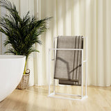 vidaXL Porte-serviettes sur pied Doré 48x24x78,5 cm Fer